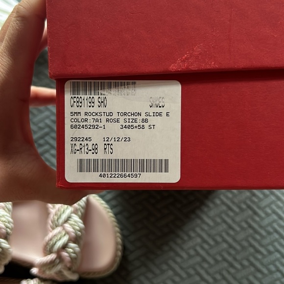 Valentino Women's Braided Espadrille Slide Sandals - Picture 9 of 14